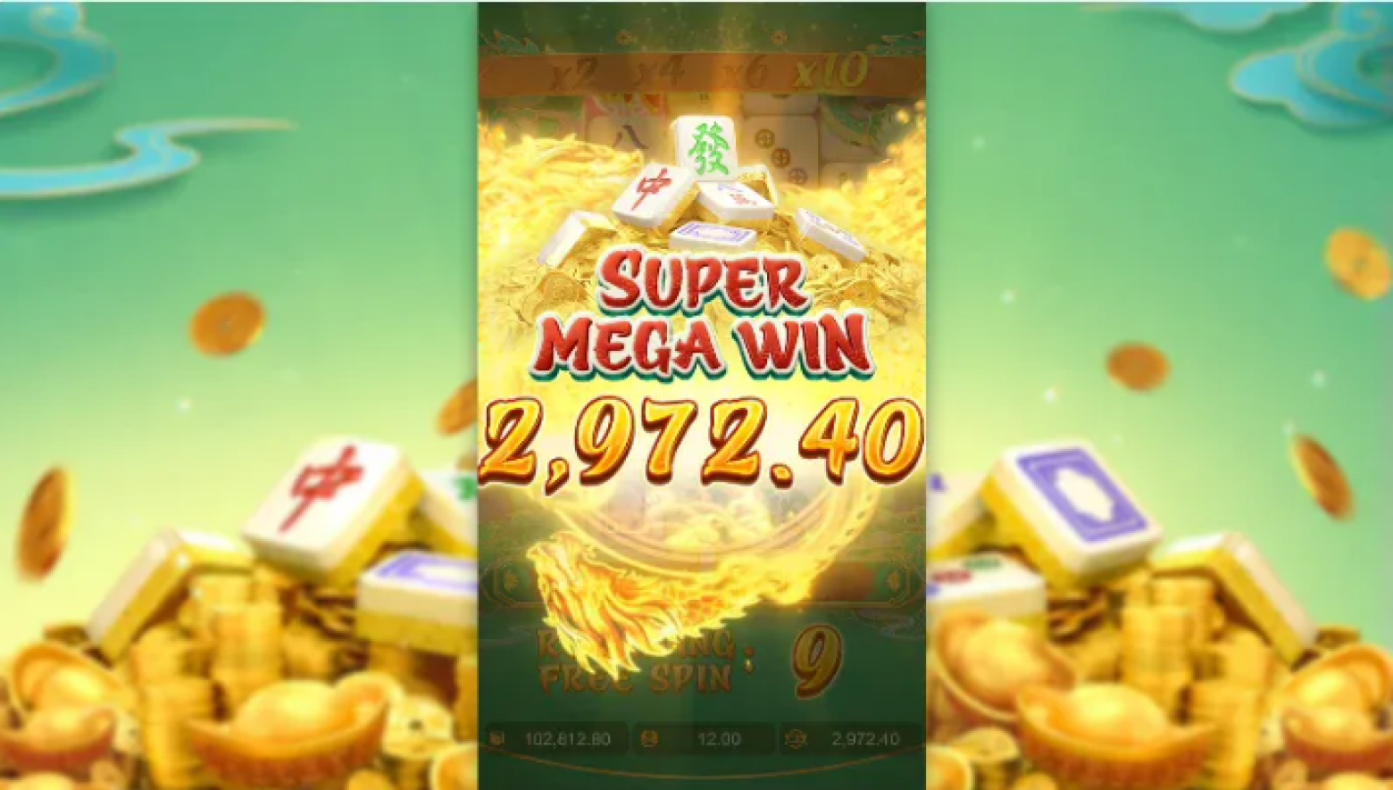 Mahjong Ways big win cascade chain